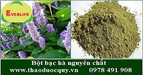 Bột bạc hà nguyên chất